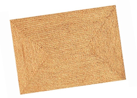 Mini Boucle with Cotton Border Latex backed